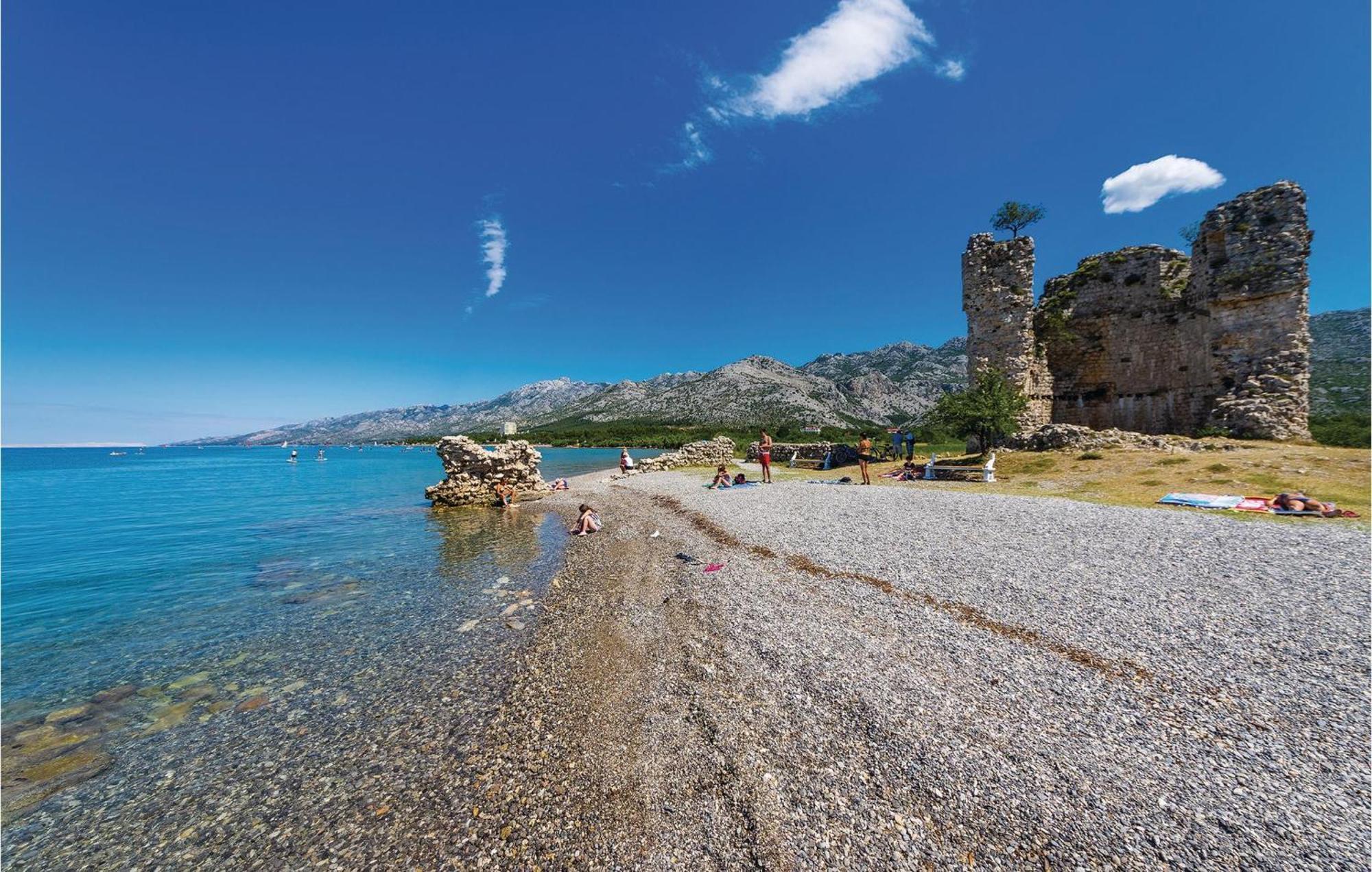 Lovely Apartment In Rovanjska With House Sea View Eksteriør billede